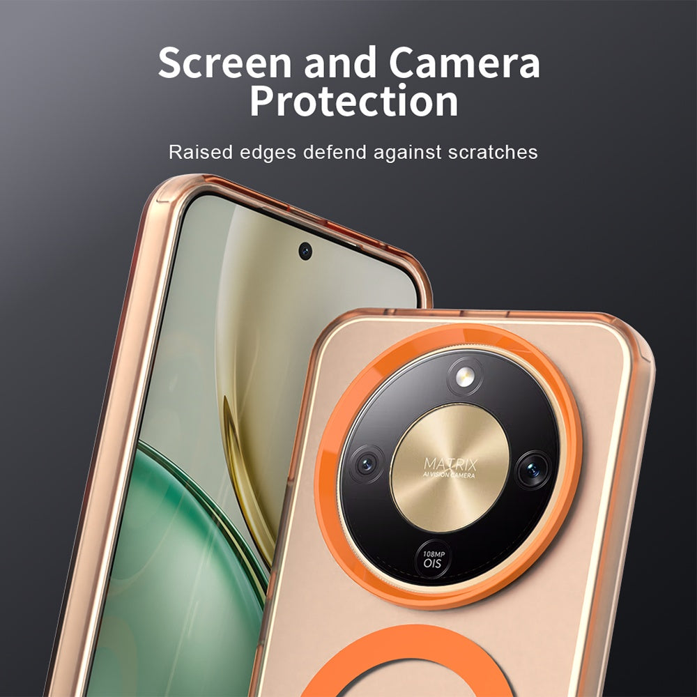 MagSafe tok Honor Magic8 Lite-hoz, Techsuit, CandyCase, Narancssárga