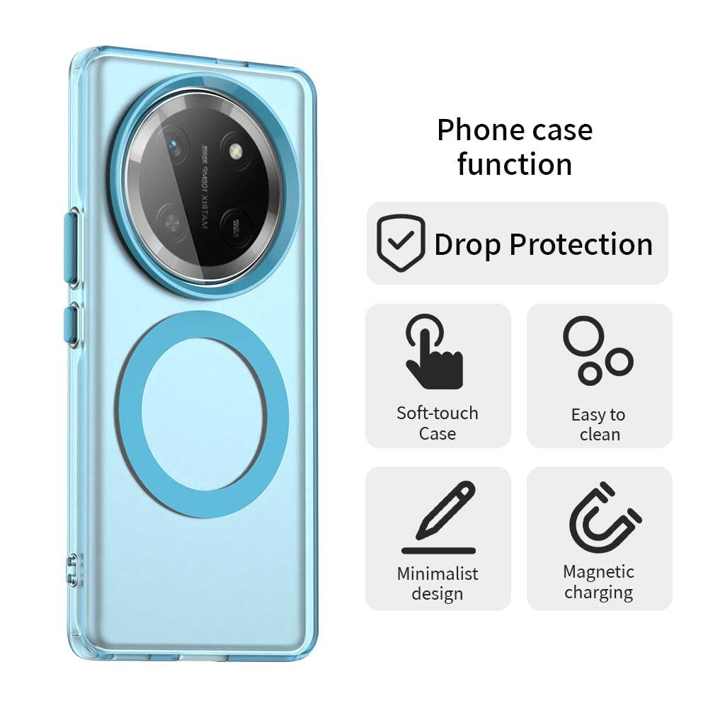 MagSafe tok Honor X9c / Magic7 Lite-hez, Techsuit, CandyCase, Kék