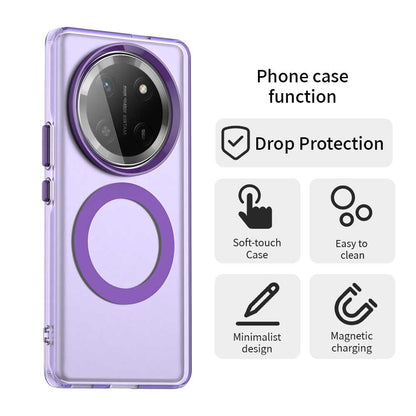 MagSafe tok Honor X9c / Magic7 Lite, Techsuit, CandyCase, Lila