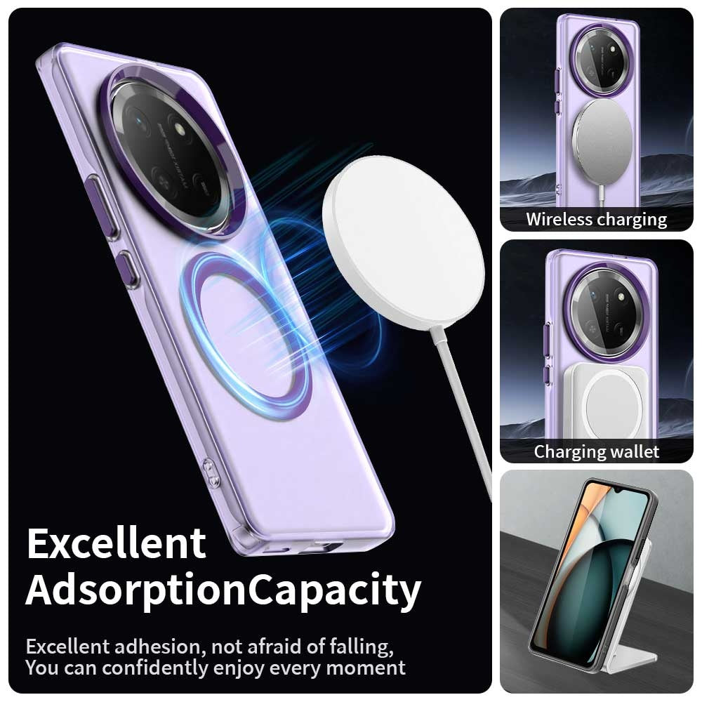 MagSafe tok Honor X9c / Magic7 Lite, Techsuit, CandyCase, Lila