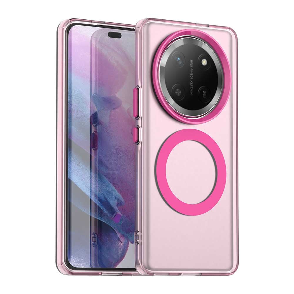 MagSafe tok Honor X9c / Magic7 Lite-hez, Techsuit, CandyCase, Rózsaszín