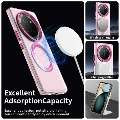 MagSafe tok Honor X9c / Magic7 Lite-hez, Techsuit, CandyCase, Rózsaszín
