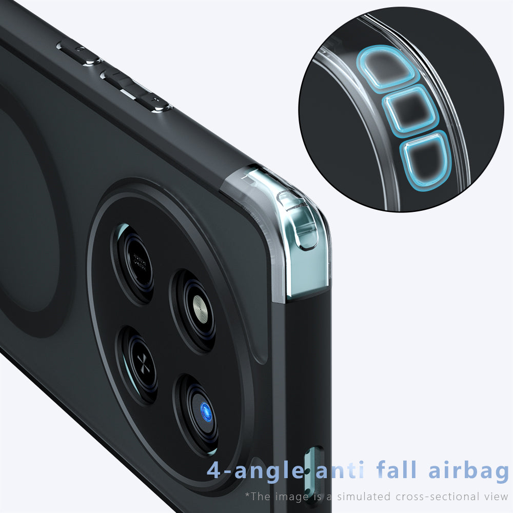 MagSafe Case for Honor X9c / Magic7 Lite, Techsuit, PureFrost, Black