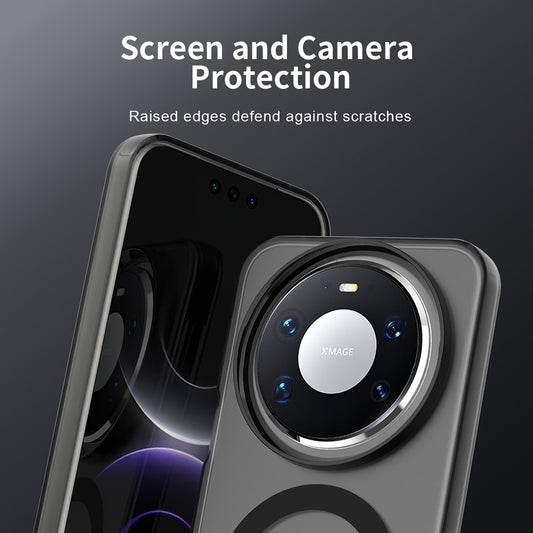 MagSafe tok Huawei Mate 80 Pro-hoz, Techsuit, CandyCase, Fekete