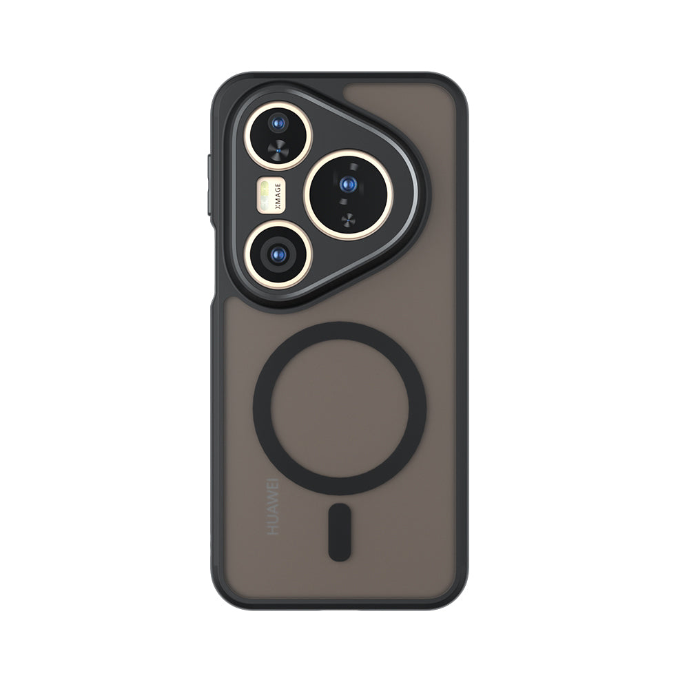 MagSafe tok Huawei Pura 80 Pro / Pura 80 Ultra készülékhez, Techsuit, PureFrost, Fekete Szatén
