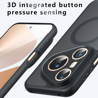 MagSafe tok Huawei Pura 80 Pro / Pura 80 Ultra készülékhez, Techsuit, PureFrost, Fekete Szatén