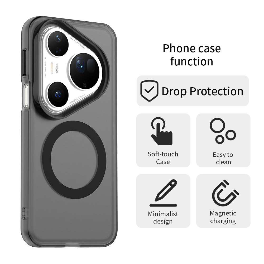 MagSafe Case for Huawei Pura 80 Ultra, Techsuit, CandyCase, Black