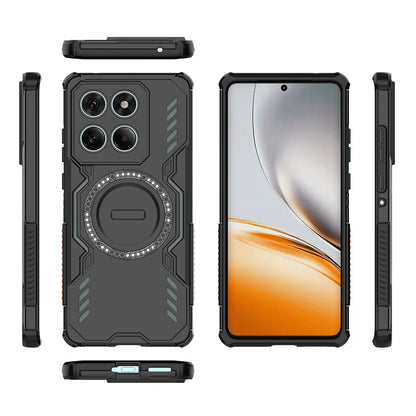 MagSafe tok Motorola Edge 60 Fusion / Edge 60-hoz, Techsuit, ArmorMag, Fekete