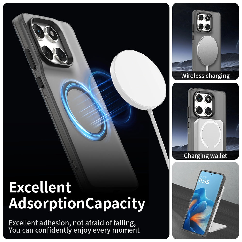 MagSafe tok Motorola Edge 60 Fusion / Edge 60-hoz, Techsuit, CandyCase, Fekete