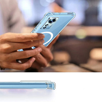 MagSafe tok Motorola Edge 60 Fusion / Edge 60 készülékhez, Techsuit, ütésálló, átlátszó