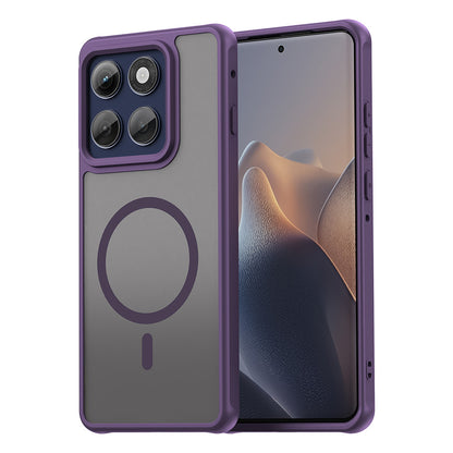 MagSafe tok Motorola Edge 60 Pro-hoz, Techsuit, HaloFrost II (Nagy lencse nyílás), Lila