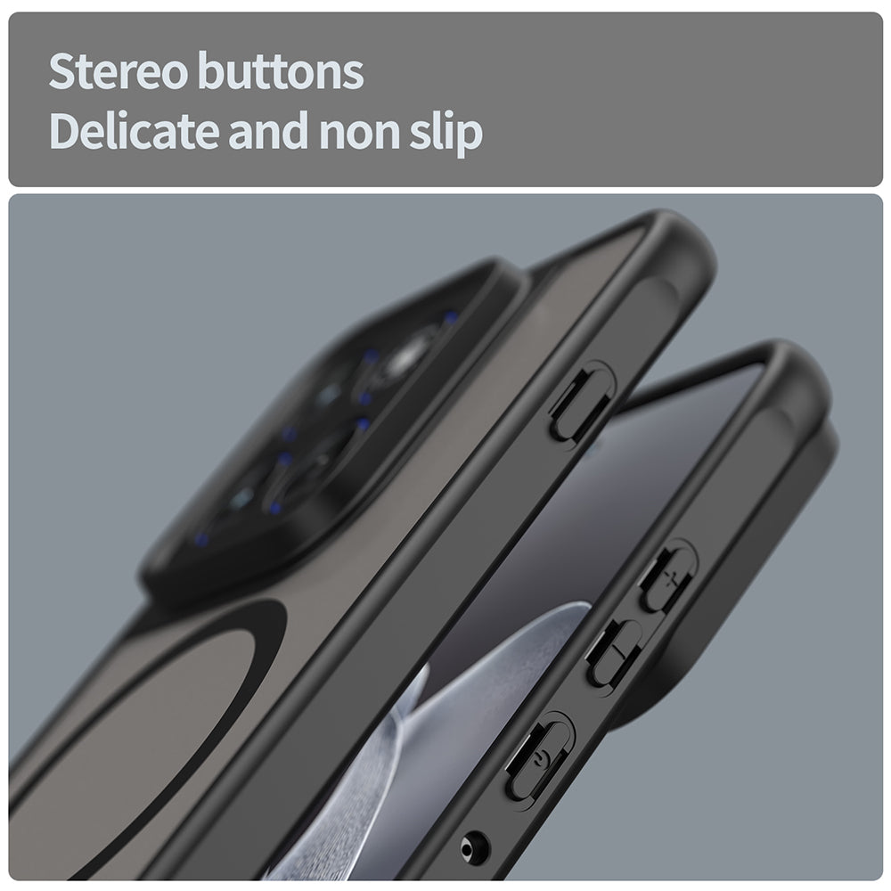 MagSafe tok Motorola Edge 70-hez, Techsuit, HaloFrost II, Fekete