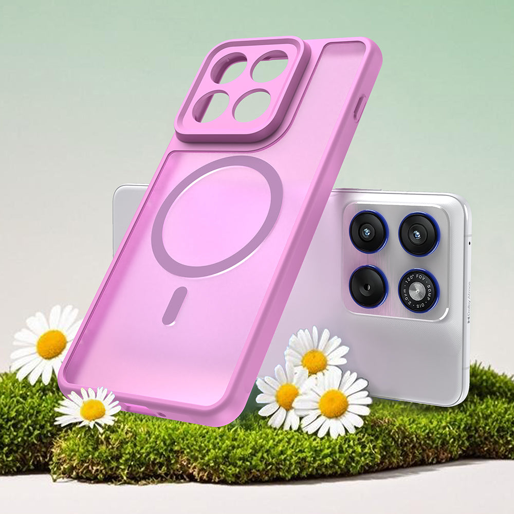 MagSafe tok Motorola Edge 70-hez, Techsuit, HaloFrost II, Rózsaszín