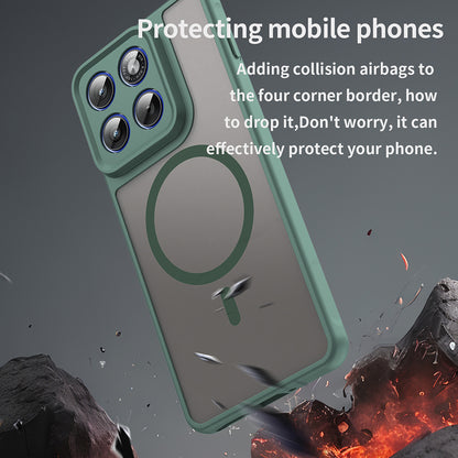 MagSafe tok Motorola Edge 70-hez, Techsuit, HaloFrost II, Zöld