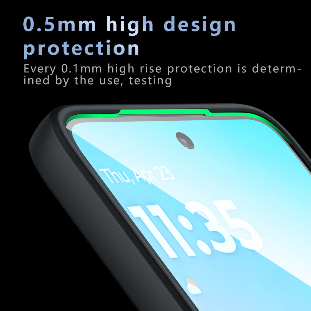 MagSafe tok Motorola Moto G77 / G67 készülékhez, Techsuit, PureFrost, Szatén Fekete