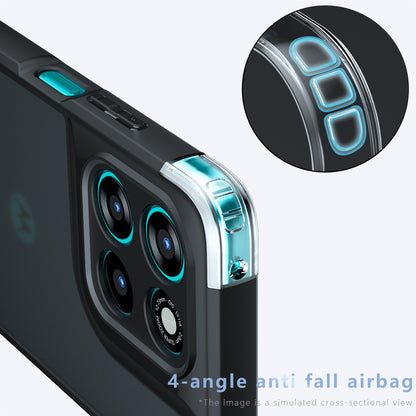 MagSafe tok Motorola Moto G77 / G67 készülékhez, Techsuit, PureFrost, Szatén Fekete