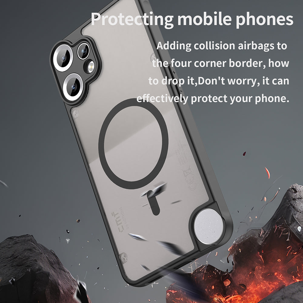 MagSafe tok a Nothing CMF Phone 2 Pro-hoz, Techsuit, HaloFrost II, Fekete
