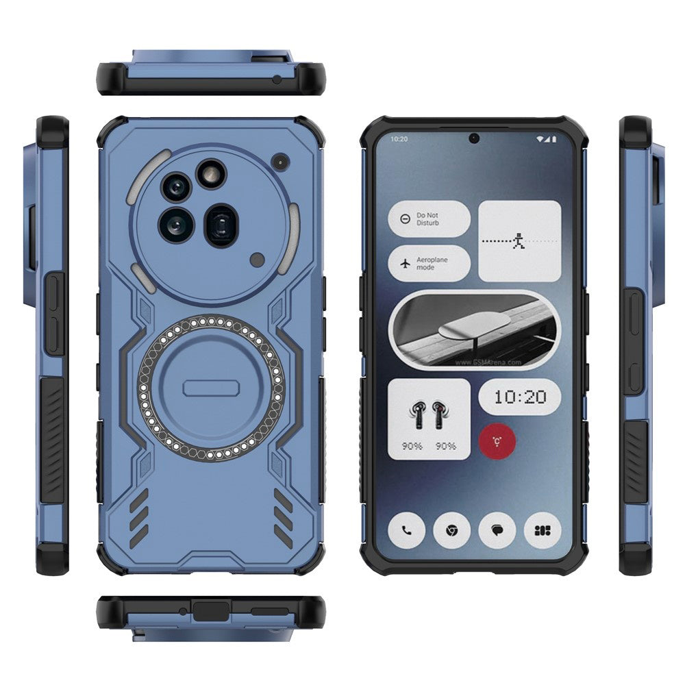 MagSafe tok Nothing Phone (3a) Pro-hoz, Techsuit, ArmorMag, Kék