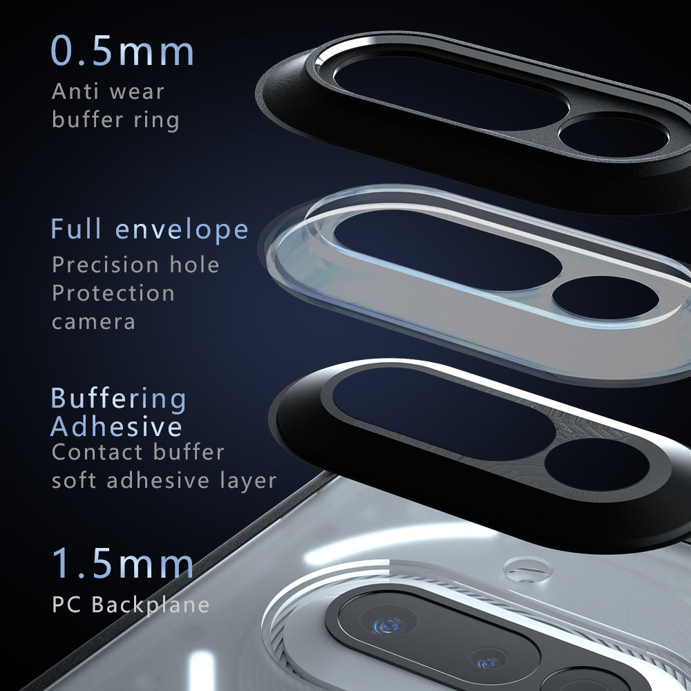 MagSafe tok Nothing Phone (3a) készülékhez, Techsuit, PureFrost, Fekete