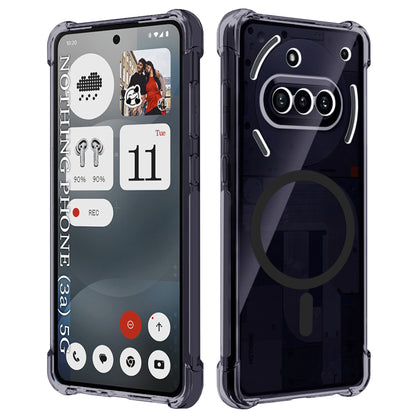 MagSafe Case for Nothing Phone (3a), Techsuit, Shockproof Clear, Smoke