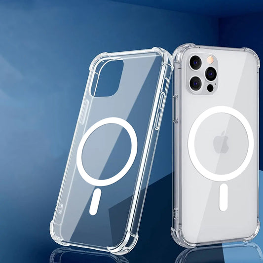 MagSafe tok Nothing Phone (3a) készülékhez, Techsuit, ütésálló, átlátszó