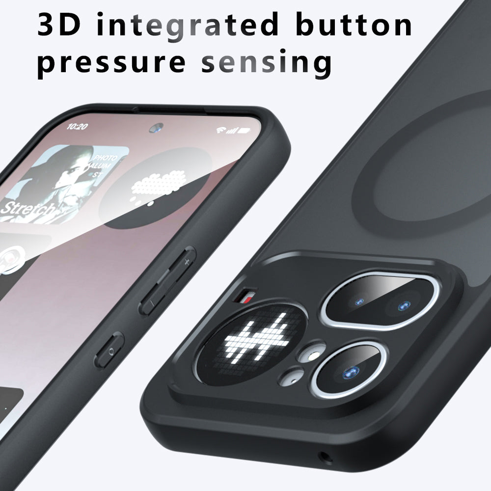 MagSafe tok a Nothing Phone (4a) Pro-hoz, Techsuit, PureFrost, Fekete Szatén