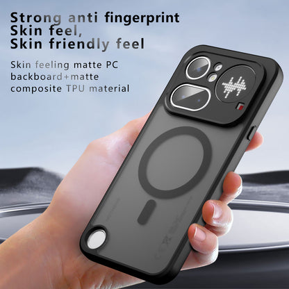 MagSafe tok a Nothing Phone (4a) Pro-hoz, Techsuit, PureFrost, Fekete Szatén