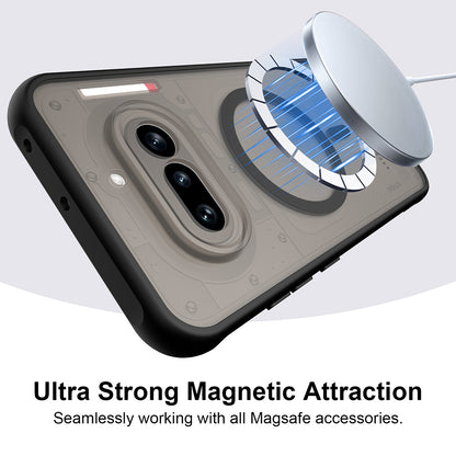 MagSafe Case for Nothing Phone (4a), Techsuit, HaloFrost II, Black