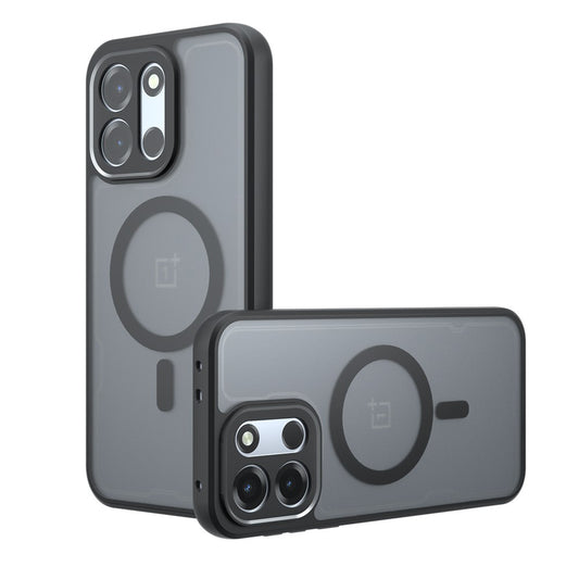 MagSafe tok OnePlus Nord 6-hoz, Techsuit, PureFrost, Fekete Szatén