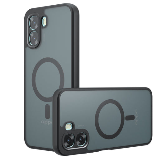 MagSafe tok Oppo A6k 4G / A6x 4G / A6x készülékhez, Techsuit, PureFrost, Fekete Szatén