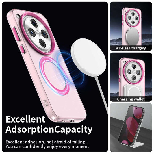MagSafe tok Oppo Find X8 Pro-hoz, Techsuit, CandyCase, Rózsaszín