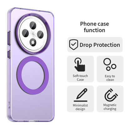 MagSafe Case for Oppo Reno12 FS 5G / Reno12 FS 4G / Reno12 F 4G / Reno12 F, Techsuit, CandyCase, Purple
