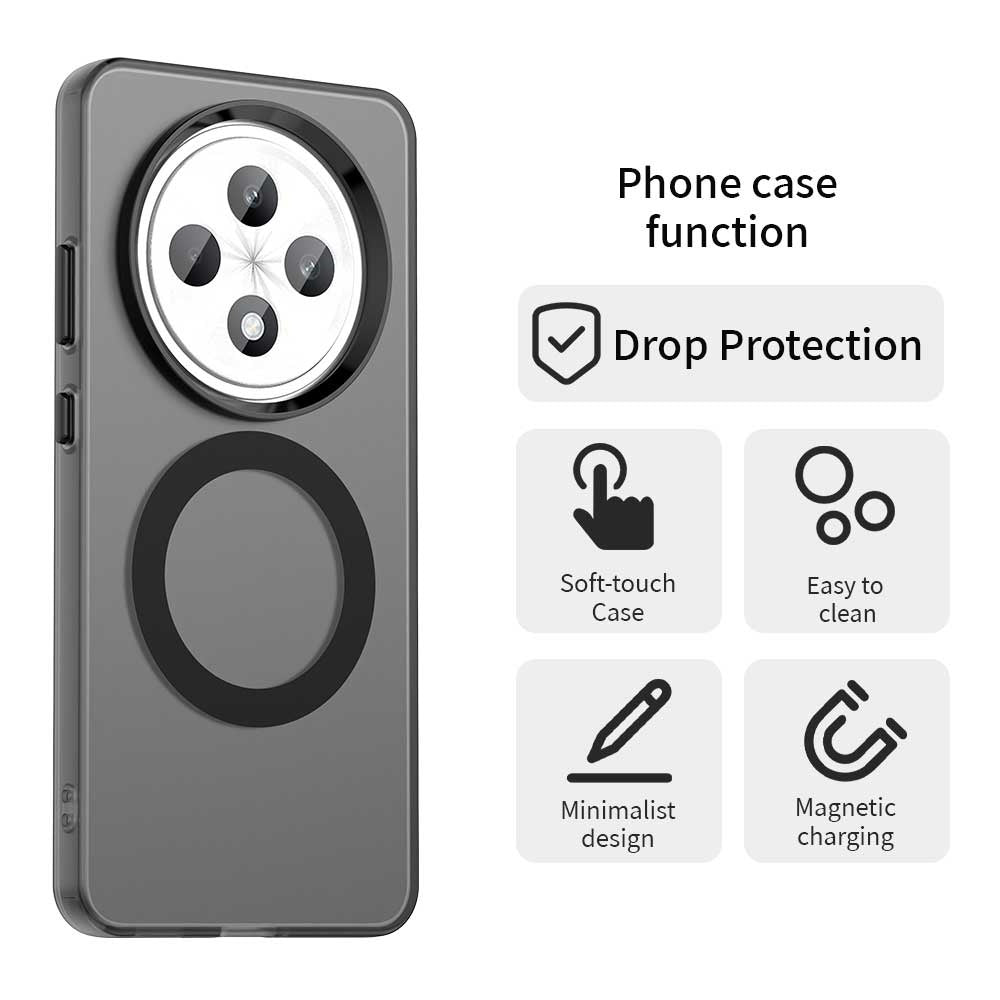MagSafe tok Oppo Reno12 FS 5G / Reno12 FS 4G / Reno12 F 4G készülékhez, Techsuit, CandyCase, Fekete