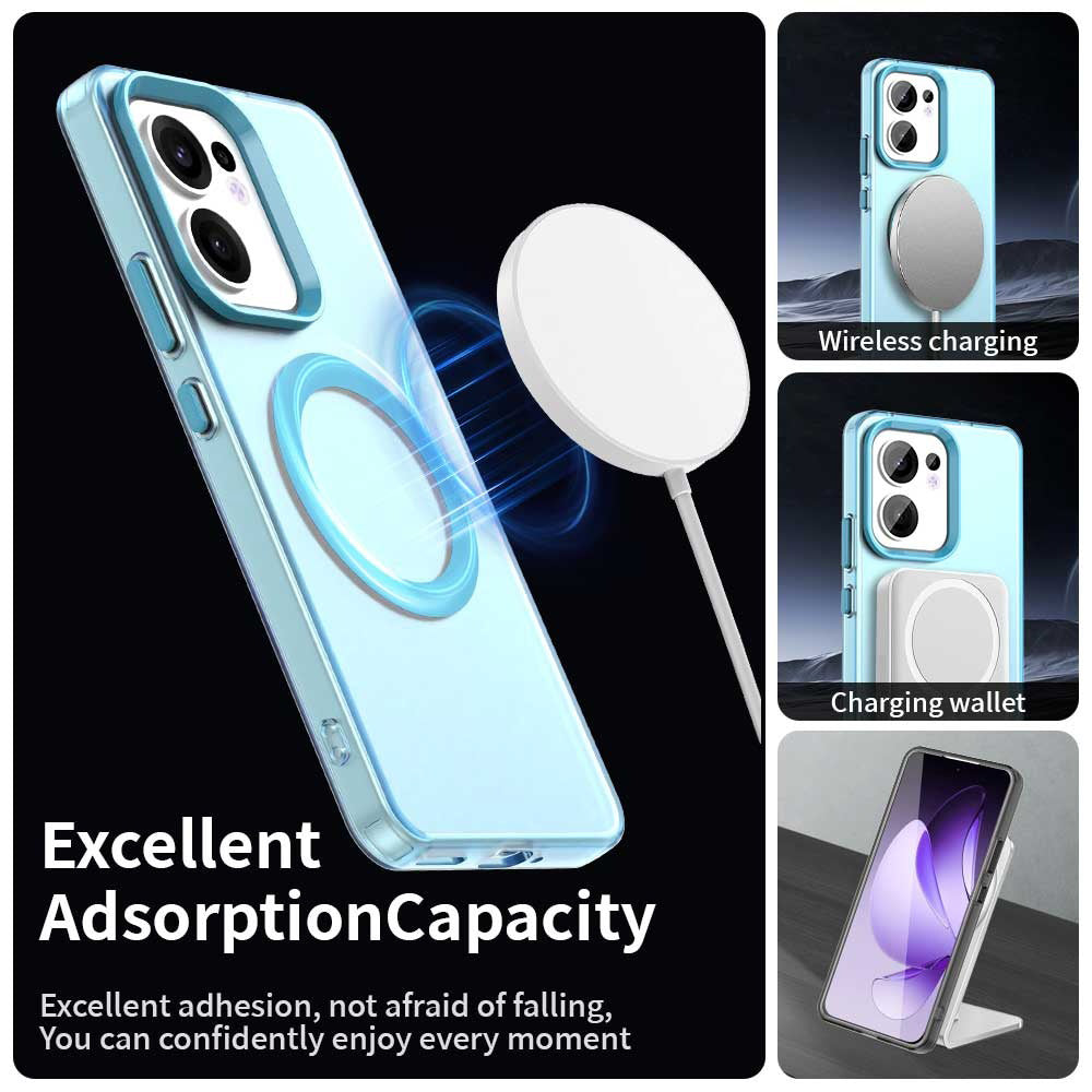 MagSafe tok Oppo Reno13 FS 5G / Reno13 F 4G / Reno13 F, Techsuit, CandyCase, Kék