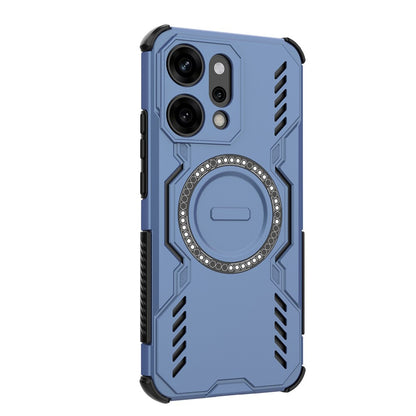 MagSafe Case for Oppo Reno14 Pro, Techsuit, ArmorMag, Blue