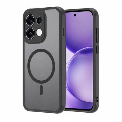 MagSafe tok Oppo Reno16 F / Reno16 FS-hez, Techsuit, HaloFrost II, Fekete