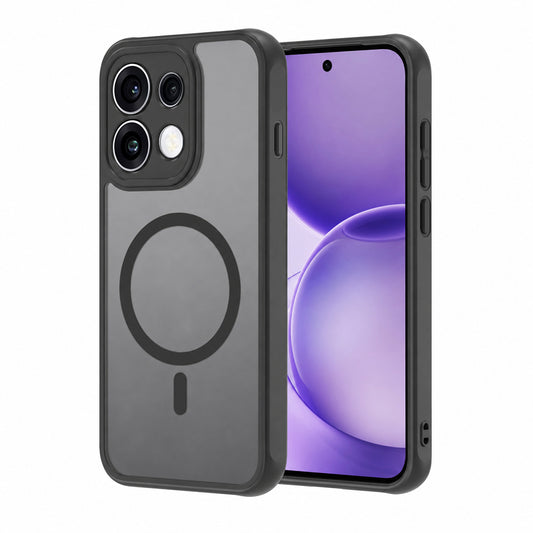 MagSafe tok Oppo Reno16 F / Reno16 FS-hez, Techsuit, HaloFrost II, Fekete
