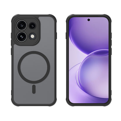 MagSafe tok Oppo Reno16 F / Reno16 FS-hez, Techsuit, HaloFrost II, Fekete