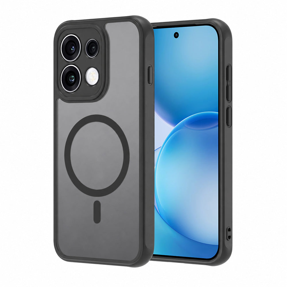 MagSafe tok Oppo Reno16 Pro-hoz, Techsuit, HaloFrost II, Fekete