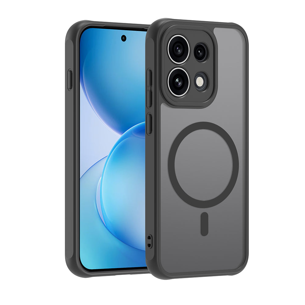 MagSafe tok Oppo Reno16 Pro-hoz, Techsuit, HaloFrost II, Fekete