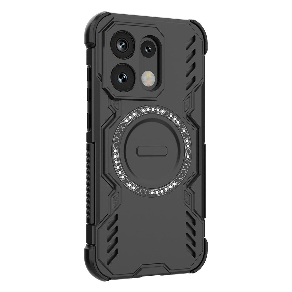 MagSafe tok Oppo Reno16 / Reno16 Pro-hoz, Techsuit, ArmorMag, Fekete