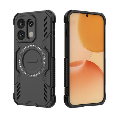 MagSafe tok Oppo Reno16 / Reno16 Pro-hoz, Techsuit, ArmorMag, Fekete