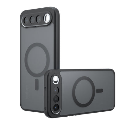 MagSafe tok Realme 16-hoz, Techsuit, PureFrost, Fekete Szatén