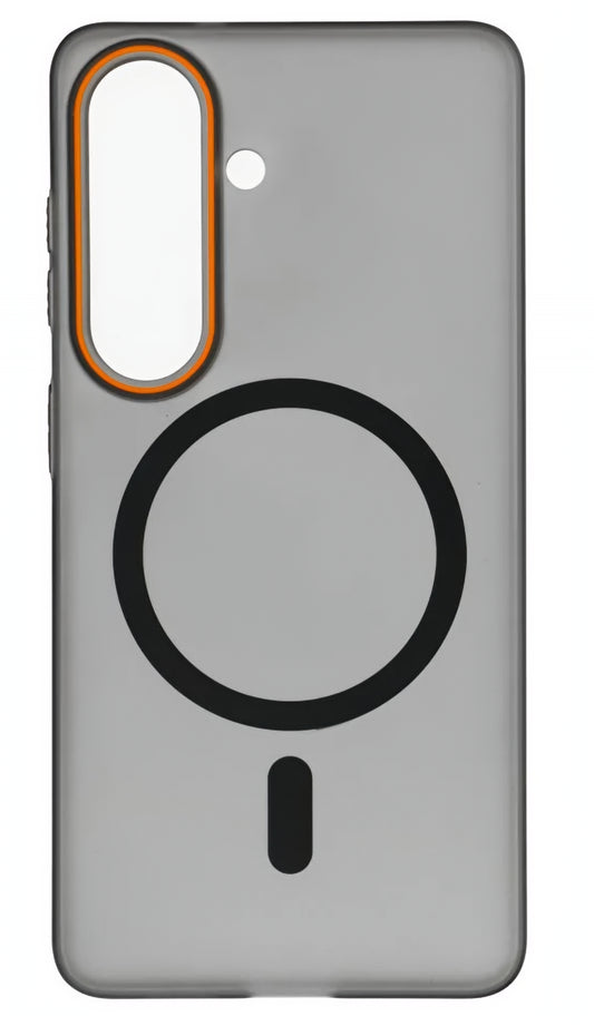 MagSafe tok Samsung Galaxy S26 S942-hez, OEM, Go Orange, Fekete