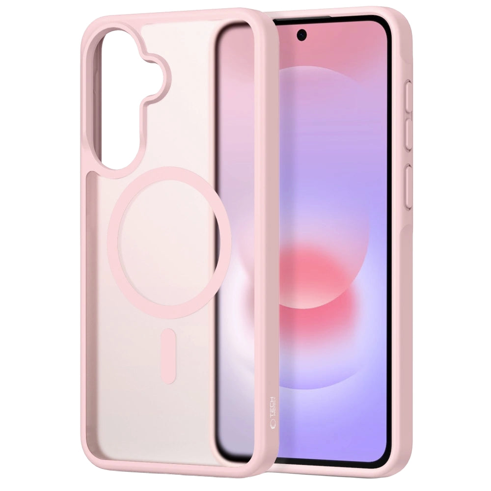 MagSafe tok Samsung Galaxy A37 5G / A56 A566 / A36 A366 készülékhez, Tech-Protect, Magmat, Matt rózsaszín