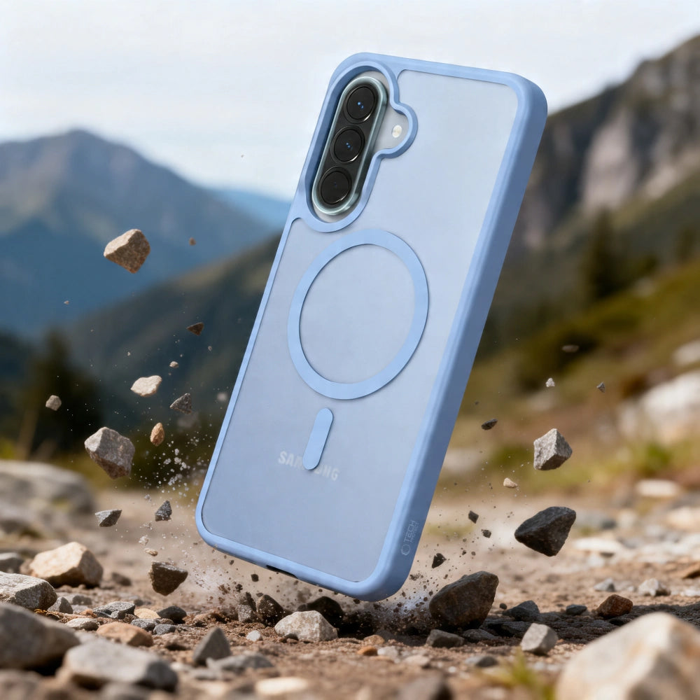 MagSafe Case for Samsung Galaxy A57 5G, Tech-Protect, Magmat, Matte Blue