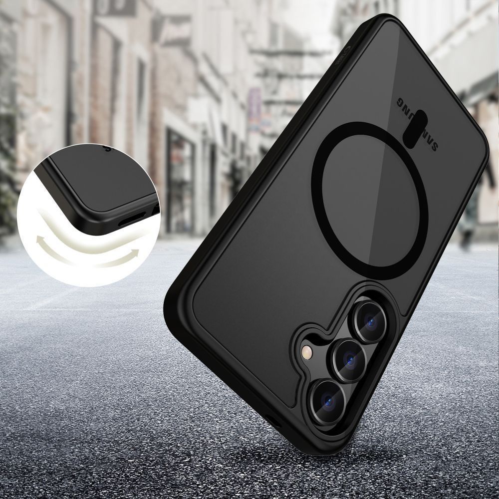 MagSafe Case for Samsung Galaxy A37 5G / A56 A566 / A36 A366, Tech-Protect, Magmat, Matte Black