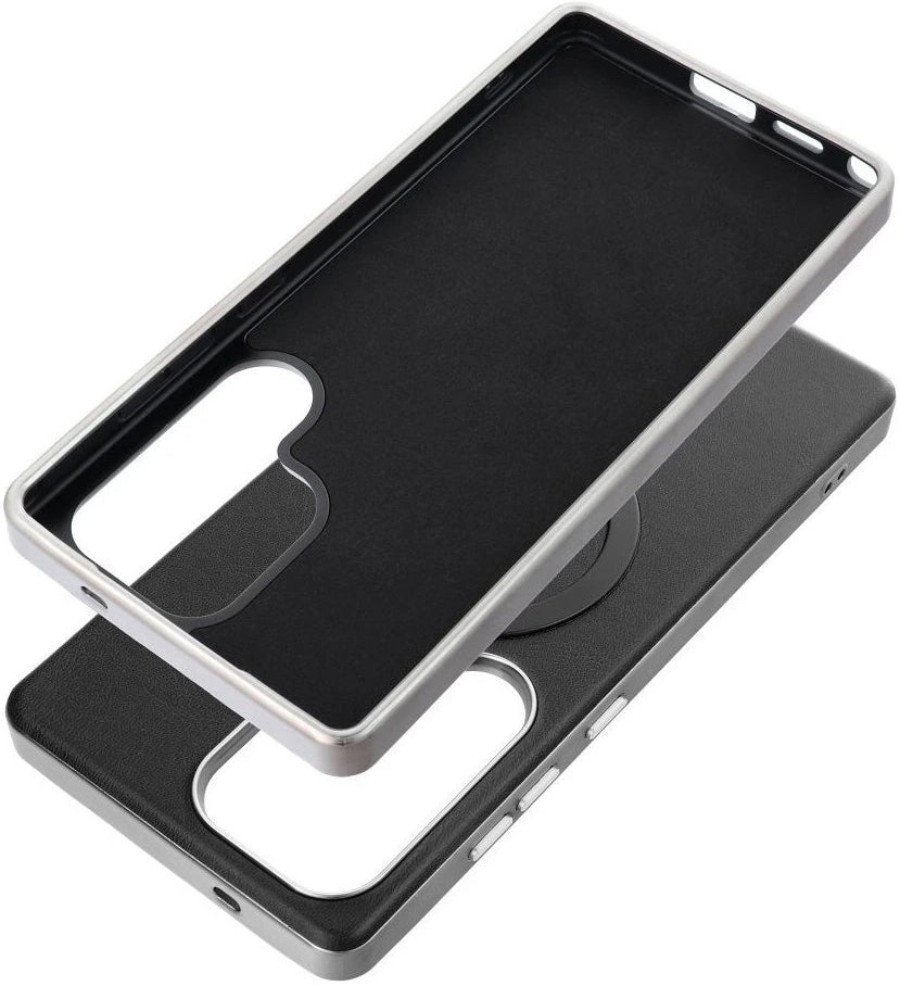 MagSafe tok Samsung Galaxy A36 A366-hez, OEM, Gentleman Mag, Fekete