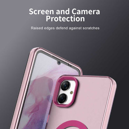 MagSafe tok Samsung Galaxy A05 A055-hez, Techsuit, CandyCase, Rózsaszín