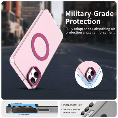 MagSafe tok Samsung Galaxy A05 A055-hez, Techsuit, CandyCase, Rózsaszín